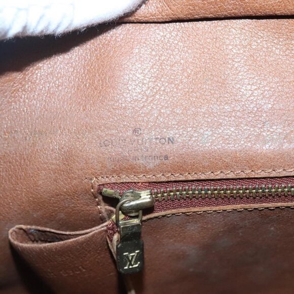 LOUIS VUITTON Monogram Sac Weekend PM Hand Bag M42425 LV Auth - Picture 5 of 16